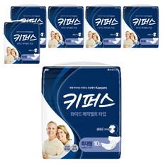 Keepers 男女通用寬版魔鬼氈腰帶, 特大尺寸, 10枚入, 6個