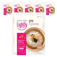 라이틀리 곤약 가쓰오우동 2인분, 434g, 6개