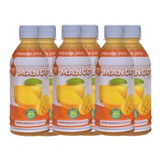 嚴選芒果汁, 350ml, 6個