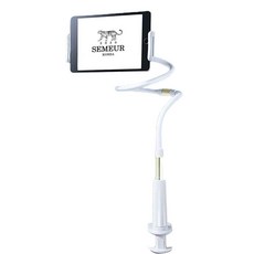 스메르 S3 핸드폰 태블릿 자바라 침대 책상 거치대, 골드