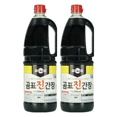 Gompyo 濃醬油, 1.7L, 2個