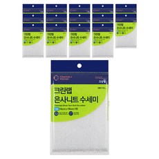 Cleanlab 銀絲針織菜瓜布 大, 1入, 15個