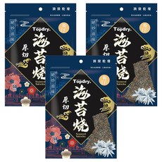TOPDRY 頂級乾燥 厚切海苔燒 梅子, 50g, 3包
