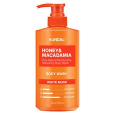 쿤달 퓨어 퍼퓸 바디워시 화이트머스크향, 500ml, 1개