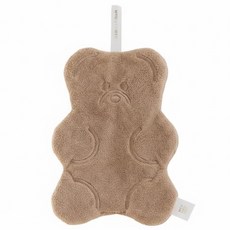 沐慕家居 小熊軟糖造型擦手巾-淺棕, 1條, 1條