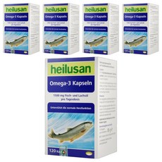 heilusan 好立善 TG 型 小分子好吸收純 淨深海鮭魚油, 120顆, 5盒