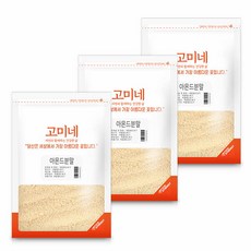 고미네 아몬드분말, 500g, 3개
