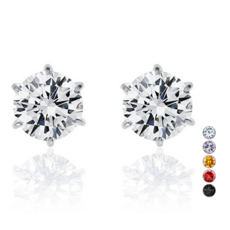 Enclair 女士氧化鋯耳環 8 毫米