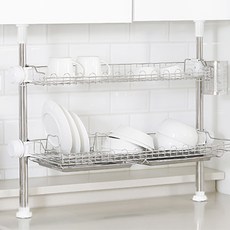리벤스 프리미엄 기둥형 식기건조대 600, 2단, 1개