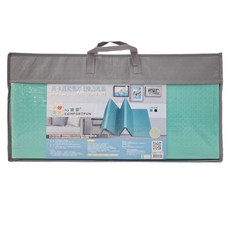 心樂家 馬卡龍雙色XPE摺疊地墊, 200 x 150cm, 綠色 + 黑色, 200 x 150 x 1cm