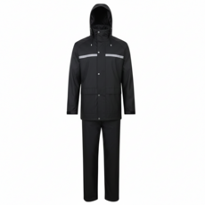 DREAMCATCHER 捕夢網 兩件式雨衣套裝, 黑色