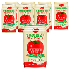 KAGOME 可果美 無添加食鹽, 原汁含有率100%, 340ml, 8罐