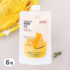끌레베르 간편하게 짜먹는 에멘탈 치즈, 200g, 1개입, 6개