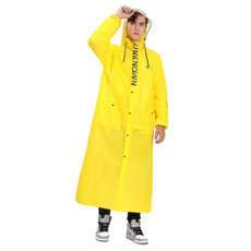前開式機車雨衣, 黃色