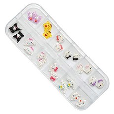 귀요미 네일파츠 세트 KN-P1048, 혼합색상, 1개