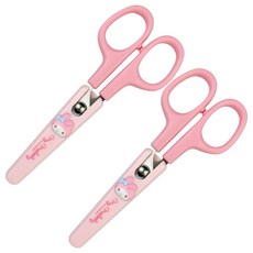 buyhearts 美樂蒂安全蓋剪刀, 淺粉色, 2個