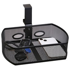 Starium 免鑽孔桌面延伸旋轉式隱藏收納托盤, 1個, 黑色