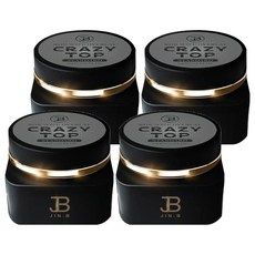 Jinbi Crazy Non Wipe Top Gel Standard 25g, 單色, 4個