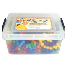 OZ TOY Ari魔法豆豆積木收納箱 430入, 隨機出貨