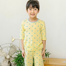 Maykids 孩童圓點印花7分褲套裝