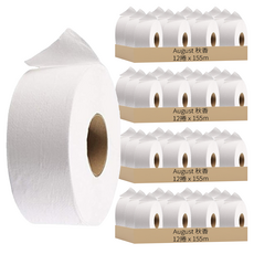 August 秋香 大捲筒 155m, 4組, 12捲