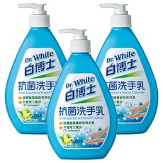 Dr.White 白博士 抗菌洗手乳, 500g, 3瓶