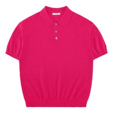 팀스핏 남성용 7컬러 여름용 아이스 부클 워셔블 반팔 카라 니트 티셔츠