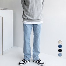 MEOSIDDA 男款標準寬牛仔褲