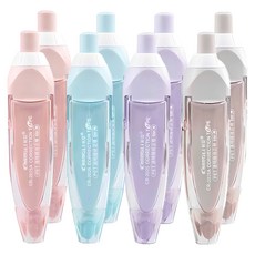 다다 노크식 수정테이프 6m, 랜덤 발송, 8개