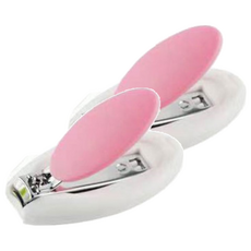 嬰兒用強力指甲刀, 2個, 粉色