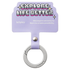 bitplay 造型通用墊片, 探索生活 紫色, 1個