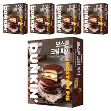 던킨도너츠 보스톤 크림 파이 12개입, 336g, 5개