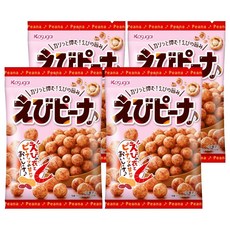 春日井 蝦味花生豆, 62g, 4包