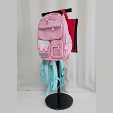 블루선 가방걸이 모자 거치대 스탠드행거, 블랙