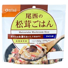 Onisi 尾西 沖泡即食飯 松茸風味, 100g, 1包