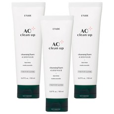 Etude AC Clean Up 弱酸性泡沫, 150ml, 3個