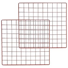 多用途網片置物架 40 x 40cm 紅色 2入組, 1組