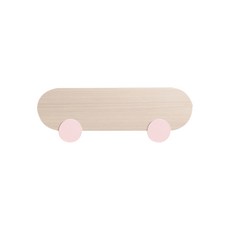 리바트 꼼므 침대 가드 방문설치, 내추럴가드 + 핑크