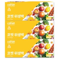 코멧 위생백, 중(M), 100개입, 3개