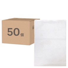 咪咪購物 霧面夾鏈袋 20 x 28cm 雙面16絲 無氣孔 防潮收納袋, 50個, 1組