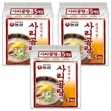 농심 사리곰탕면 110g, 15개