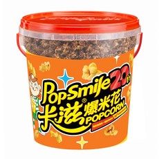 Pop-Smile 卡滋 爆米花 美式特濃巧克力, 150g, 1桶