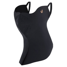 U2SPORTS 可水洗冰淇淋感防曬運動面罩, 黑色