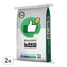 한토래 좋아요 엄지척 농협쌀 상등급, 10kg, 2개