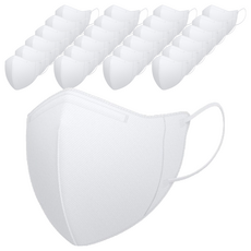 viuum 디럭스 컬러마스크 대형 KF94, 25개입, 1개, 화이트