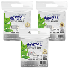 輕時代 花香清潔袋綠活茶樹 L 24張, 45L, 3包