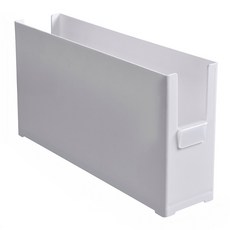 櫥櫃系統 L窄型雜物收納盒 灰色 7x28.5x15.5cm, 1個