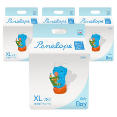 페넬로페 씬씬씬 플러스 팬티기저귀 남아용, 5단계, 112매