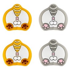 IINE 良值 switch JOYCON用 搖桿帽4件組, 貓屁屁, 1組, L959