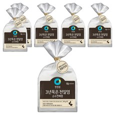 청정원 3년묵은 천일염, 480g, 6개